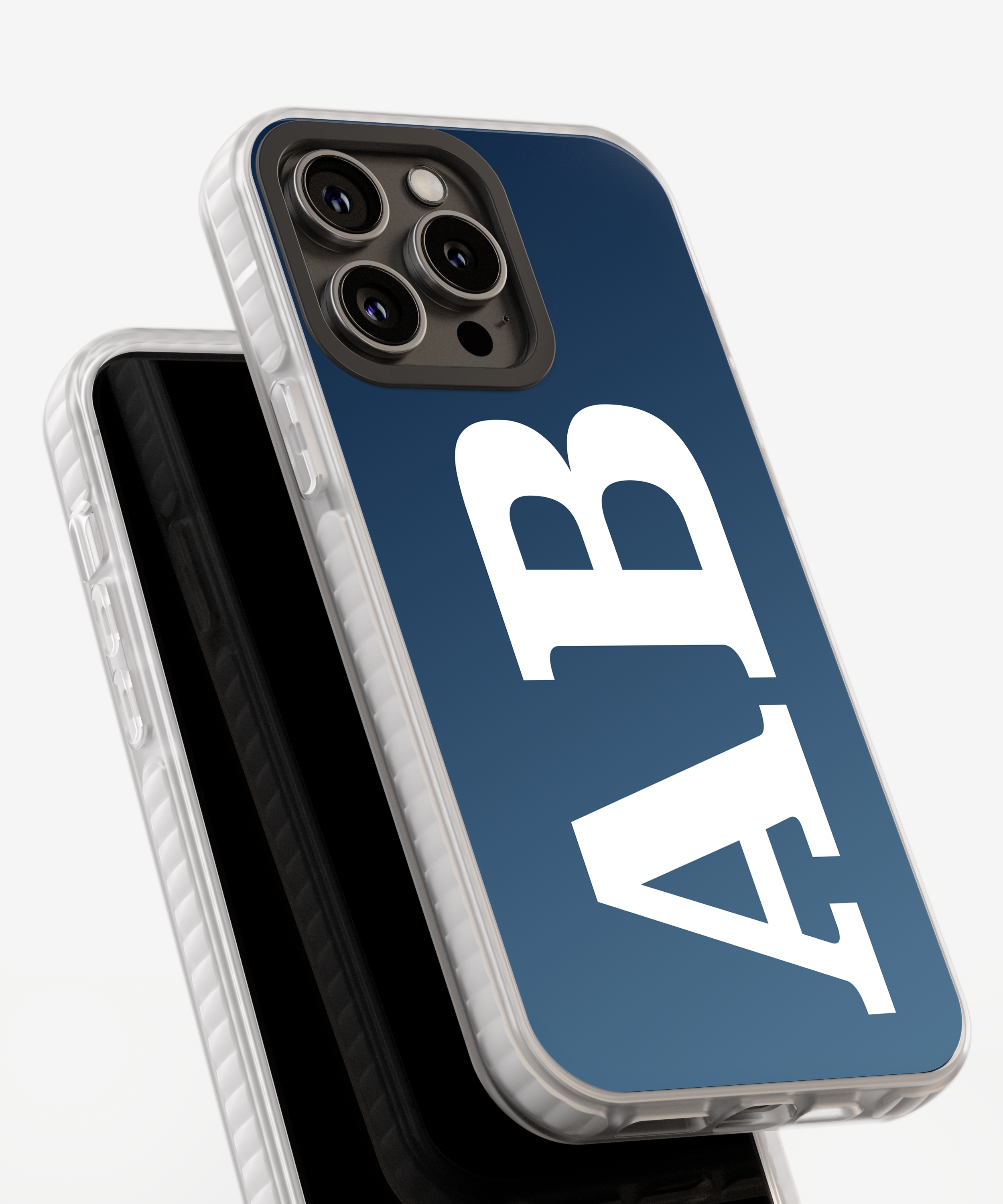 Midnight Blue Initials